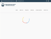 Tablet Screenshot of chennaimetrocoophousing.com